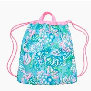 NEW -  Lilly Pulitzer Drawstring Backpack